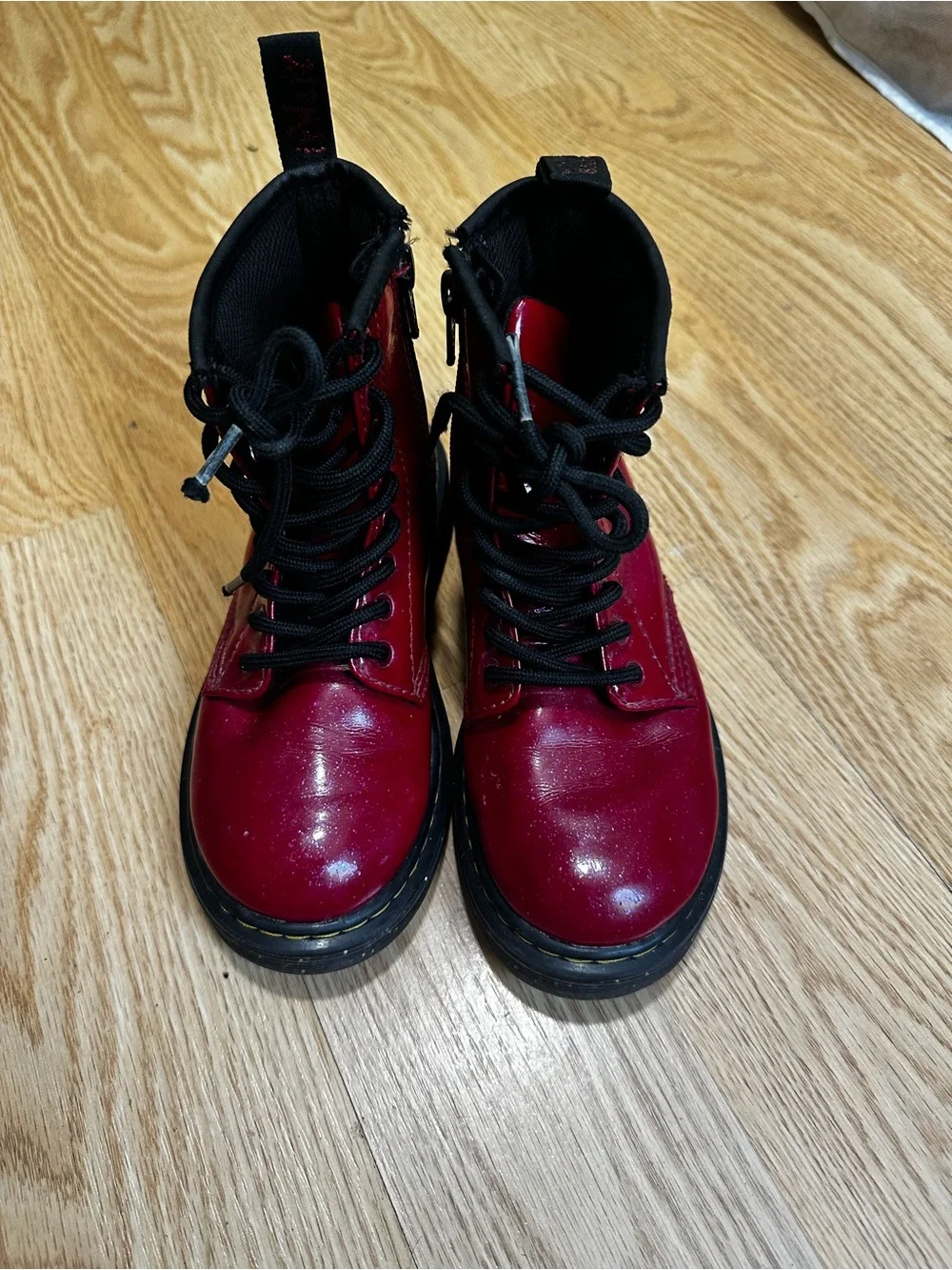Dr. Martens bold red